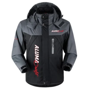 Alumacraft Exclusive Logo Outdoor Charging Suit Plush Waterproof Windproof Jacket Detachable Hood HCPDPCS1409ACZ