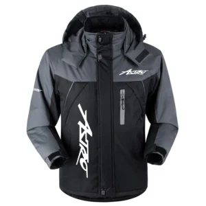 Astro Exclusive Logo Outdoor Charging Suit Plush Waterproof Windproof Jacket Detachable Hood HCPDPCS1409ASZ