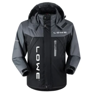 Lowe Exclusive Logo Outdoor Charging Suit Plush Waterproof Windproof Jacket Detachable Hood HCPDPCS1409LWZ