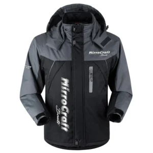 Mirrocraft Exclusive Logo Outdoor Charging Suit Plush Waterproof Windproof Jacket Detachable Hood HCPDPCS1409MCZ