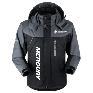 Mercury Exclusive Logo Outdoor Charging Suit Plush Waterproof Windproof Jacket Detachable Hood HCPDPCS1409MZ