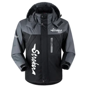 Stroker Exclusive Logo Outdoor Charging Suit Plush Waterproof Windproof Jacket Detachable Hood HCPDPCS1409SKBZ