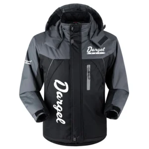 Dargle Exclusive Logo Outdoor Charging Suit Plush Waterproof Windproof Jacket Detachable Hood OUFAPCS1010DARZ