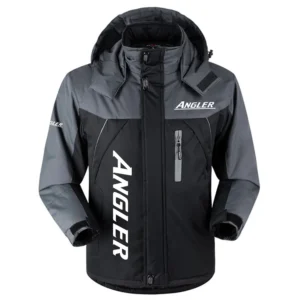Angler Exclusive Logo Outdoor Charging Suit Plush Waterproof Windproof Jacket Detachable Hood TTPDPCS2409AGZ