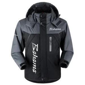 Bahama Exclusive Logo Outdoor Charging Suit Plush Waterproof Windproof Jacket Detachable Hood TTPDPCS2409BMZ