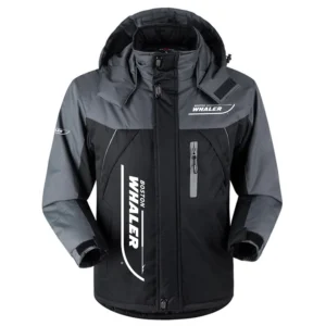 Boston Whaler Exclusive Logo Outdoor Charging Suit Plush Waterproof Windproof Jacket Detachable Hood TTPDPCS2409BWZ