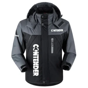 Contender Exclusive Logo Outdoor Charging Suit Plush Waterproof Windproof Jacket Detachable Hood TTPDPCS2409CDZ