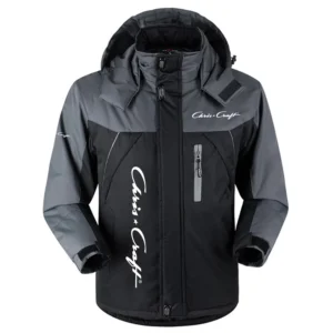 Chris-Craft Exclusive Logo Outdoor Charging Suit Plush Waterproof Windproof Jacket Detachable Hood TTPDPCS2409CFZ