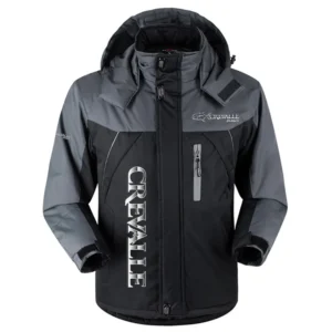 Crevalle Exclusive Logo Outdoor Charging Suit Plush Waterproof Windproof Jacket Detachable Hood TTPDPCS2409CRVZ