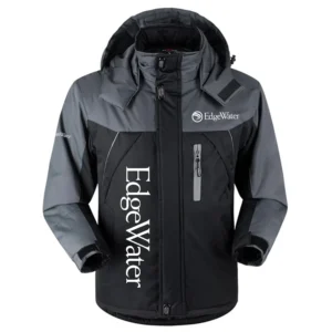 EdgeWater Exclusive Logo Outdoor Charging Suit Plush Waterproof Windproof Jacket Detachable Hood TTPDPCS2409EDZ