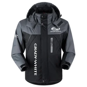 Grady-White Exclusive Logo Outdoor Charging Suit Plush Waterproof Windproof Jacket Detachable Hood TTPDPCS2409GWZ