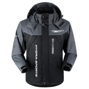 Hydra-Sports Exclusive Logo Outdoor Charging Suit Plush Waterproof Windproof Jacket Detachable Hood TTPDPCS2409HDZ