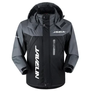 Javelin Exclusive Logo Outdoor Charging Suit Plush Waterproof Windproof Jacket Detachable Hood TTPDPCS2409JAZ