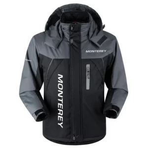 Monterey Exclusive Logo Outdoor Charging Suit Plush Waterproof Windproof Jacket Detachable Hood TTPDPCS2409MTZ