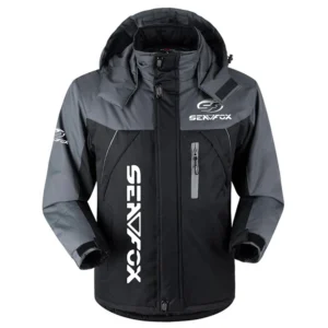 Sea Fox Exclusive Logo Outdoor Charging Suit Plush Waterproof Windproof Jacket Detachable Hood TTPDPCS2409SFZ