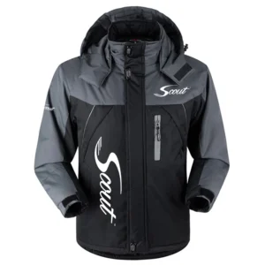 Scout Exclusive Logo Outdoor Charging Suit Plush Waterproof Windproof Jacket Detachable Hood TTPDPCS2409SSZ