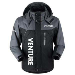 Venture Exclusive Logo Outdoor Charging Suit Plush Waterproof Windproof Jacket Detachable Hood TTPDPCS2409VTZ
