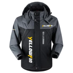 Yellowfin Exclusive Logo Outdoor Charging Suit Plush Waterproof Windproof Jacket Detachable Hood TTPDPCS2409YFZ