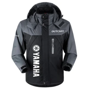 Outcast Yamaha Exclusive Logo Outdoor Charging Suit Plush Waterproof Windproof Jacket Detachable Hood HCPDPCS1409OTHZ