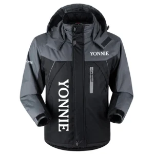 YONNIE Outdoor Charging Suit Plush Waterproof Windproof Jacket Detachable Hood TTPDPCS2409-YN