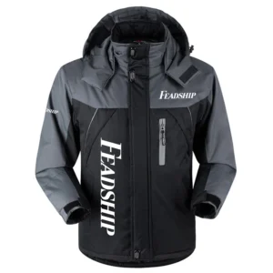 Feadship Exclusive Logo Outdoor Charging Suit Plush Waterproof Windproof Jacket Detachable Hood TTPDPCS2409FEZ
