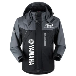 Grady-White Yamaha Exclusive Logo Outdoor Charging Suit Plush Waterproof Windproof Jacket Detachable Hood TTPDPCS2409GYZ