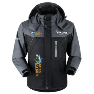 Miss Maysen Viking Yacht Outdoor Charging Suit Plush Waterproof Windproof Jacket Detachable Hood TTPDPCS2409MMAVZ