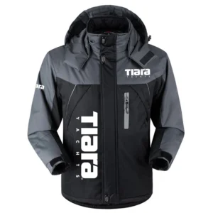 Tiara Yachts Exclusive Logo Outdoor Charging Suit Plush Waterproof Windproof Jacket Detachable Hood TTPDPCS2409TYZ