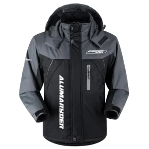 Alumaryder Exclusive Logo Outdoor Charging Suit Plush Waterproof Windproof Jacket Detachable Hood TTPDPCS2409ALUZ
