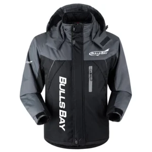 Bulls Bay Boats Outdoor Charging Suit Plush Waterproof Windproof Jacket Detachable Hood TTPDPCS2409BULZ