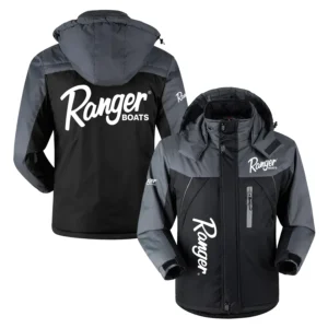 Ranger Exclusive Logo Outdoor Charging Suit Plush Waterproof Windproof Jacket Detachable Hood HCPDPCS1409RBZ-n