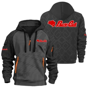 Bass Cat Exclusive Logo Hoodie Half Zipper TTFSHHZ3D081908BCZ