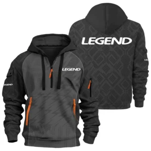 Legend Bass Boat Exclusive Logo Hoodie Half Zipper TTFSHHZ3D081908LEBZ