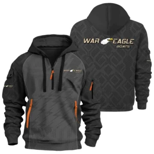 War Eagle Exclusive Logo Hoodie Half Zipper TTFSHHZ3D081908WEZ