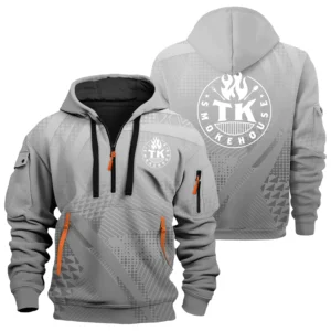 TK Smokehouse Exclusive Logo Hoodie Half Zipper TTFSHHZ3D081907TKAZ