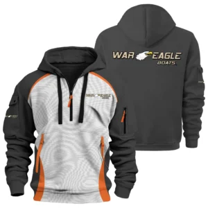 War Eagle Exclusive Logo Hoodie Half Zipper TTFSHHZ3D081909WEZ