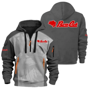 Bass Cat Exclusive Logo Hoodie Half Zipper TTFSHHZ3D081910BCZ