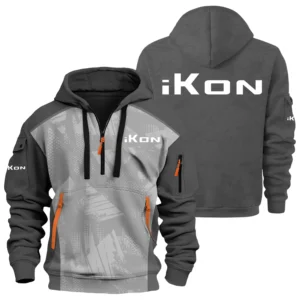 iKon Exclusive Logo Hoodie Half Zipper TTFSHHZ3D081910IBZ