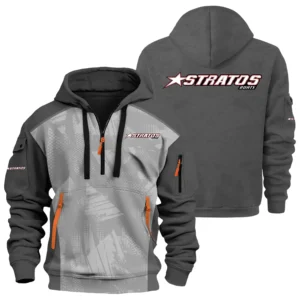 Stratos Exclusive Logo Hoodie Half Zipper TTFSHHZ3D081910SAZ