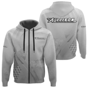 Allison Exclusive Logo Zipper Hoodie TTFSHDZ3D081907ALZ