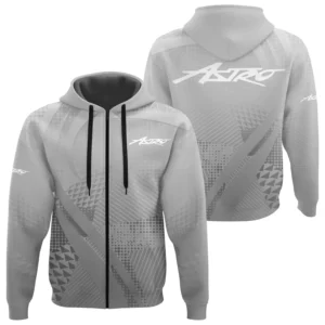 Astro Exclusive Logo Zipper Hoodie TTFSHDZ3D081907ASZ