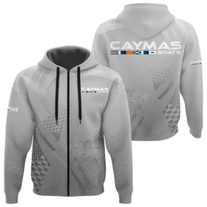 Caymas Exclusive Logo Zipper Hoodie TTFSHDZ3D081907CBZ