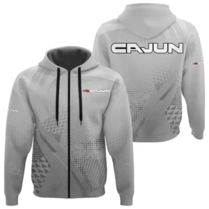 Cajun Exclusive Logo Zipper Hoodie TTFSHDZ3D081907CJZ