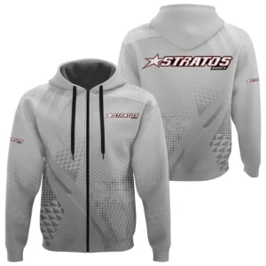 Stratos Exclusive Logo Zipper Hoodie TTFSHDZ3D081907SAZ