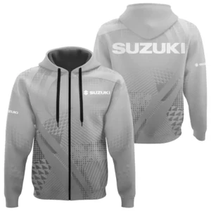 Suzuki Exclusive Logo Zipper Hoodie TTFSHDZ3D081907SUZ