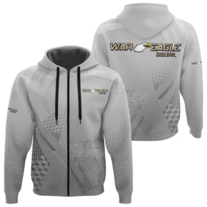 War Eagle Exclusive Logo Zipper Hoodie TTFSHDZ3D081907WEZ