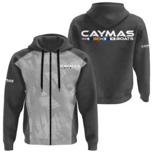 Caymas Exclusive Logo Zipper Hoodie TTFSHDZ3D081910CBZ