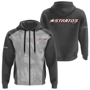 Stratos Exclusive Logo Zipper Hoodie TTFSHDZ3D081910SAZ