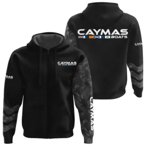 Caymas Exclusive Logo Zipper Hoodie TTFSHDZ3D081911CBZ