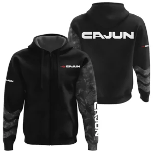 Cajun Exclusive Logo Zipper Hoodie TTFSHDZ3D081911CJZ